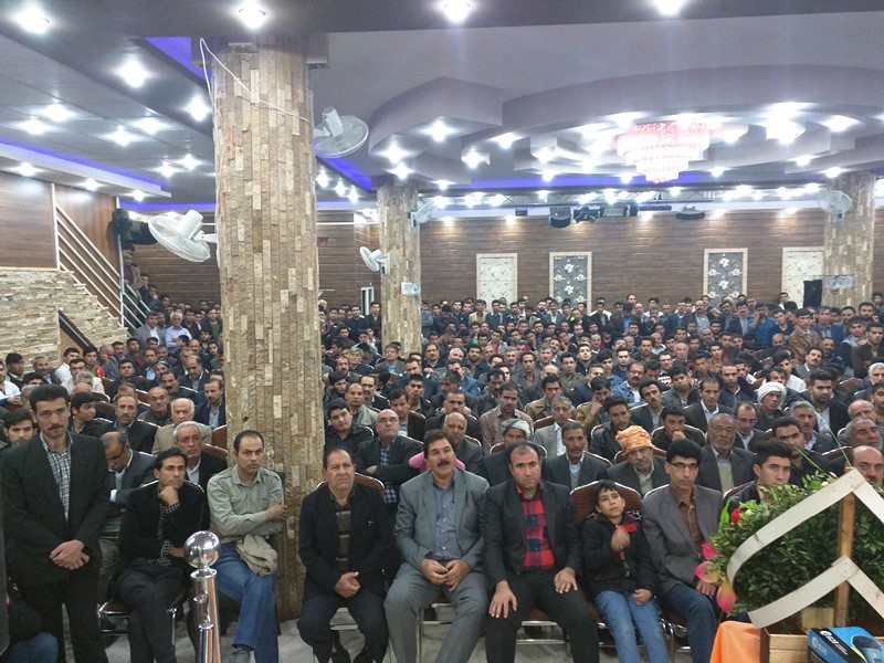 همایش بزرگ هواداران بهزاد علیزاده در آبدانان