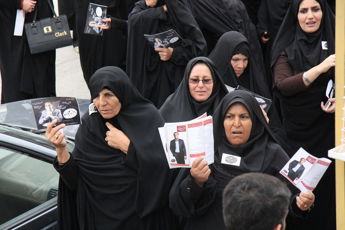 اجتماع باشکوه مردم بدره در حمایت از بهزاد علیزاده
